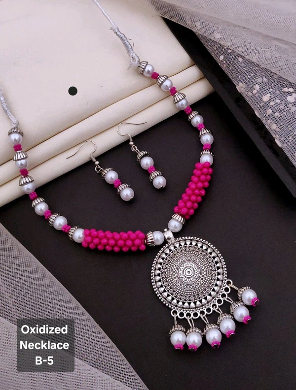 Oxidised Necklace Set 