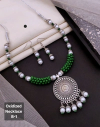 Oxidised Necklace Set 