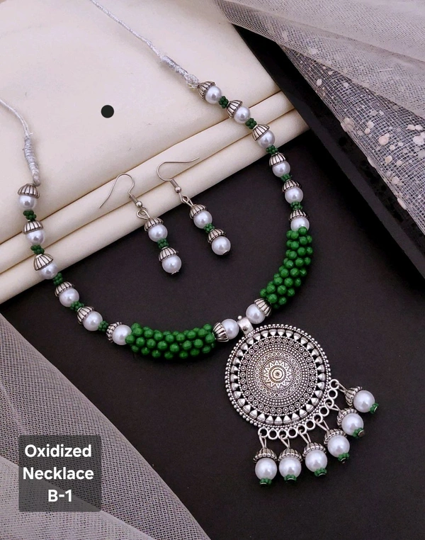 Oxidised Necklace Set 
