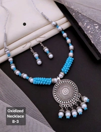 Oxidised Necklace Set 