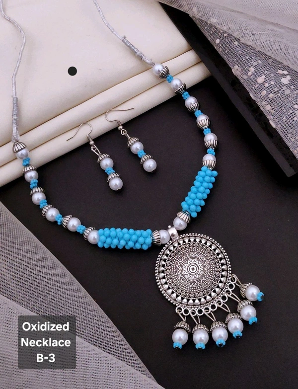 Oxidised Necklace Set 