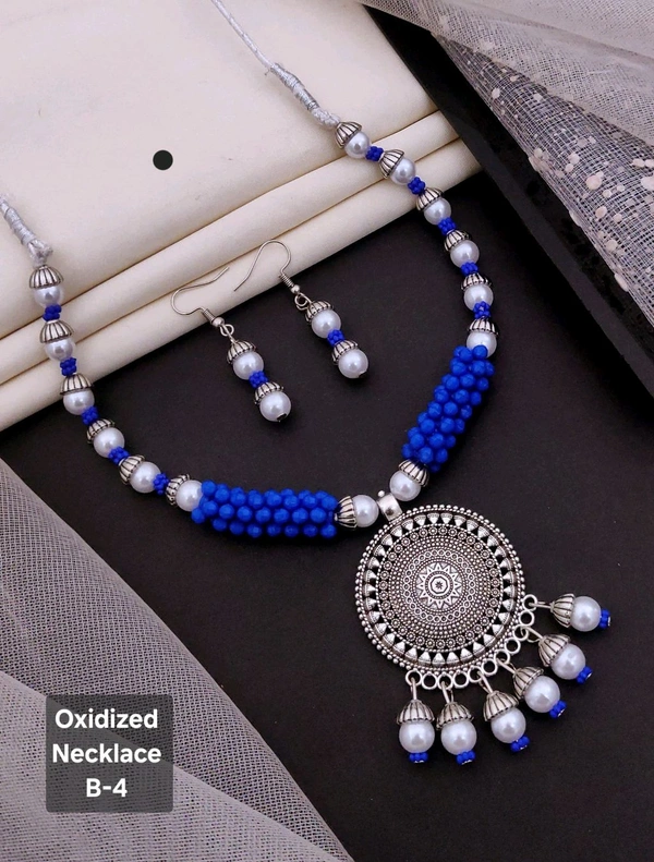 Oxidised Necklace Set 