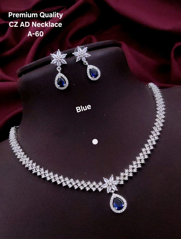 AD Necklace Set With Earrings