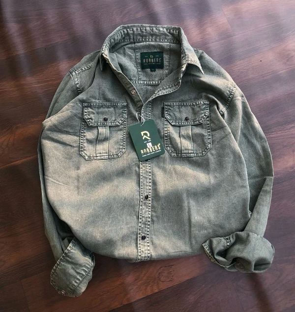 Denim Cargo Shirts