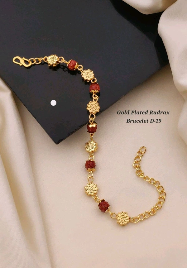 Gold Plated Rakhi Brecelet