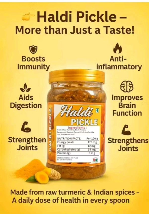 Haldi Pickle  - All Types Of Organic Pickle