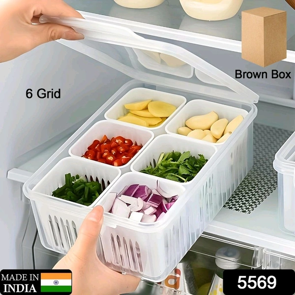 Fridge Storage Boxes Freezer Storage Containers, Container for Kitchen Storage Set, Storage in Kitchen, Vegetable Storage, Draining Crisper Refrigerator Food Box