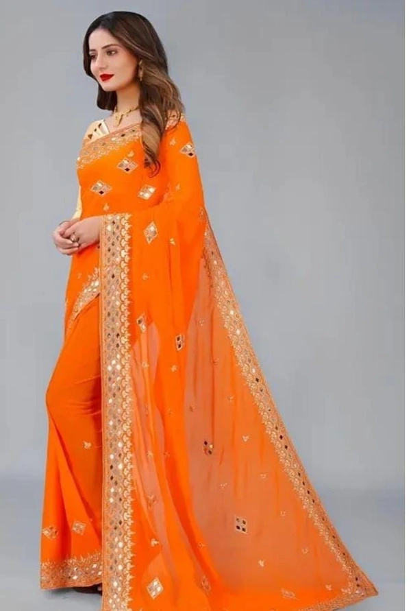 HEAVY KAJU SAREE  