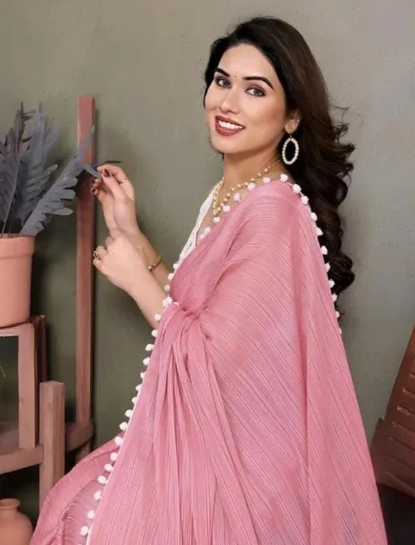 NEW FANCY SAREE WITH EMBRODARY BLOUSE FOR WOMEN 