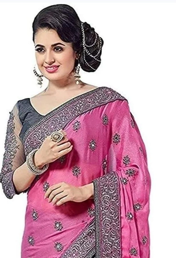 VICHITRA AND SOFT NET HEAVY SAREE