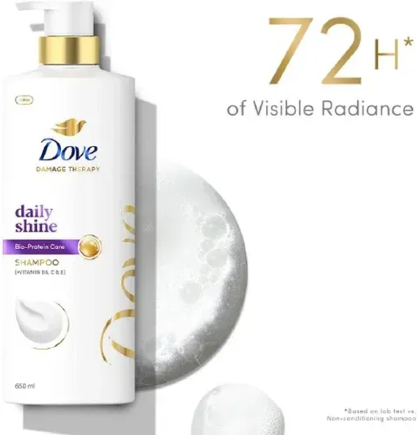 DOVE DAILY SHINE SHAMPOO 650ML