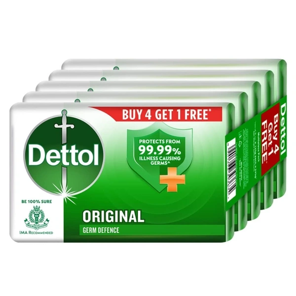 DETTOL ORIGINAL SOAP 5PIC