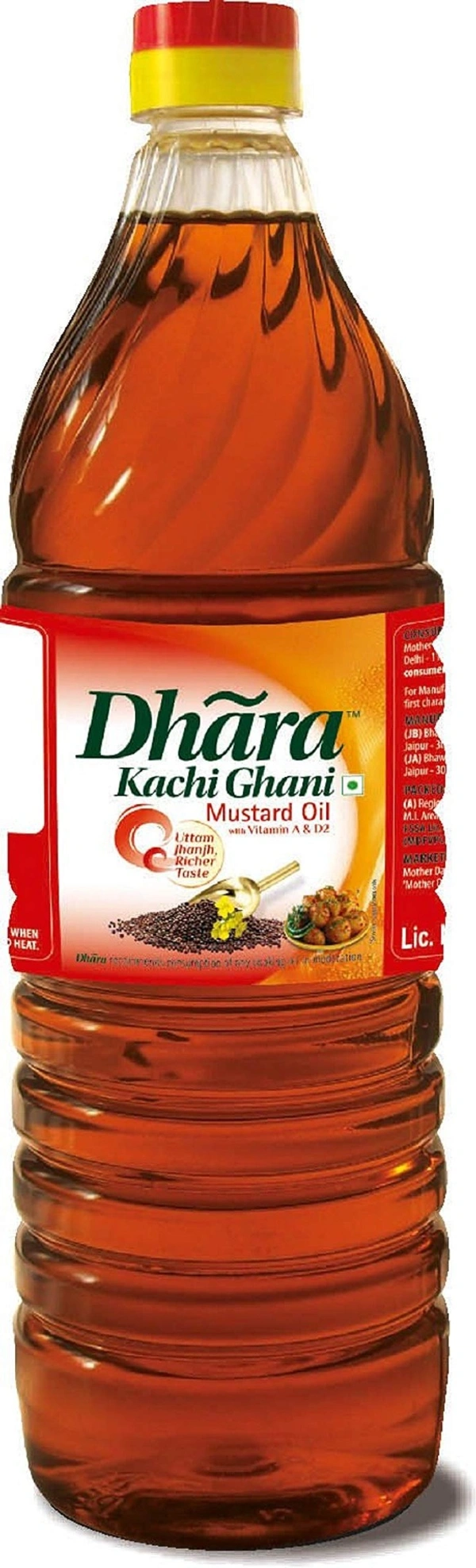 DHARA MUSTARD OIL 1LTR BOTTEL