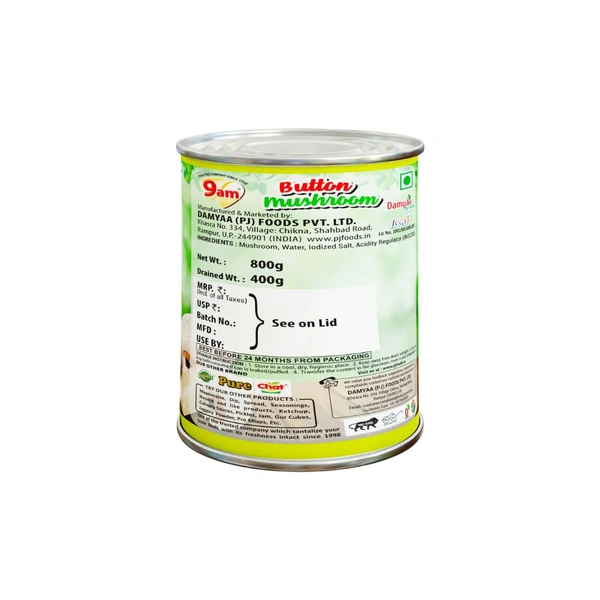 9AM BUTTER MUSHROOM 800g - 800g
