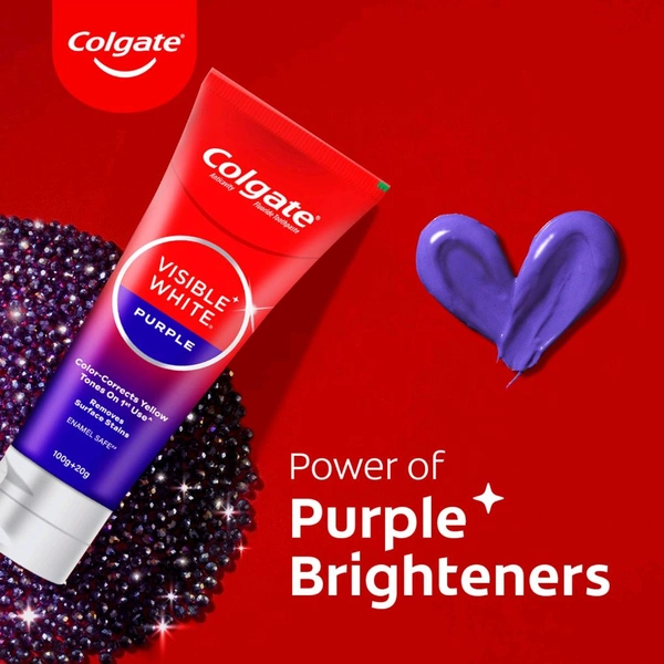 COLGATE VISIBLE WHITE PURPLE