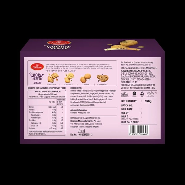 HALDIRAMS COOKIE AJWAIN