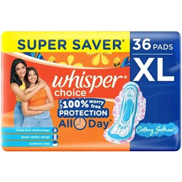 WHISPER CHOICE 36PAD 