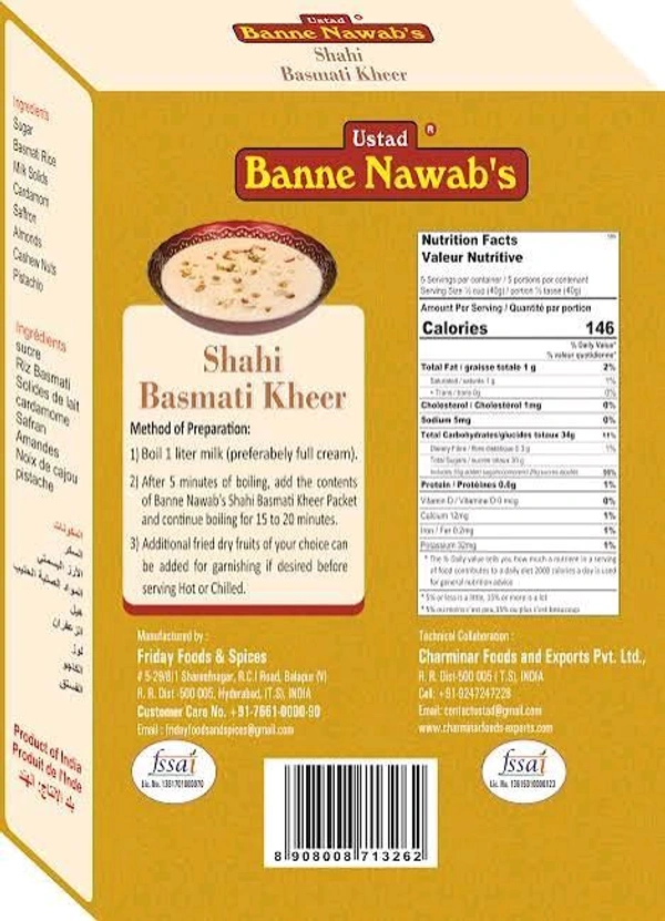 SHAHI BASMATI KHEER 