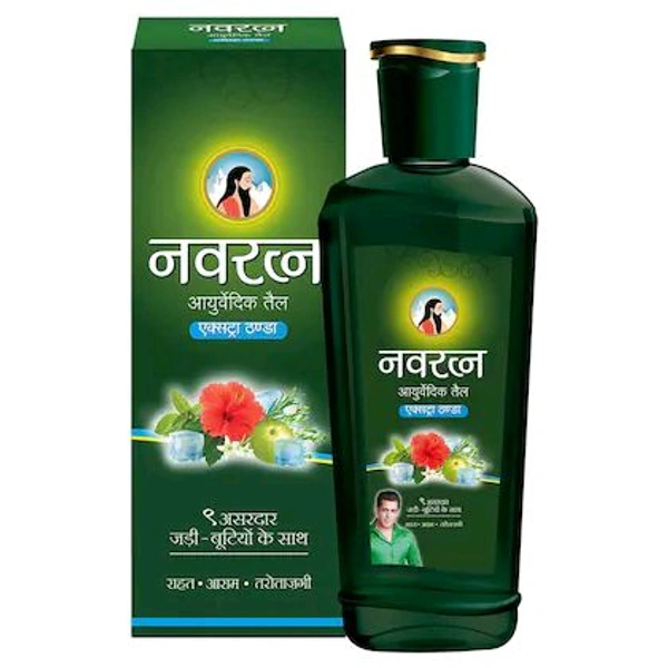 NAVRATNA OIL(GREEN 500ML)