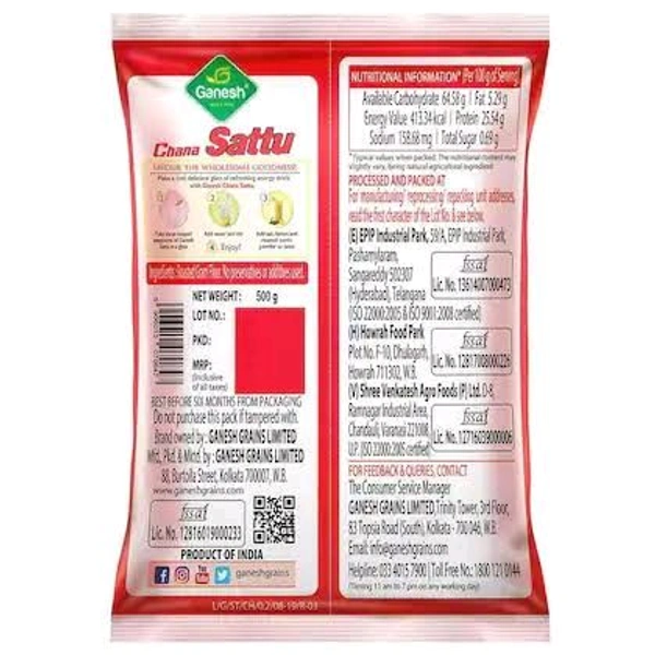 GANESH CHANA SATTU 500G 