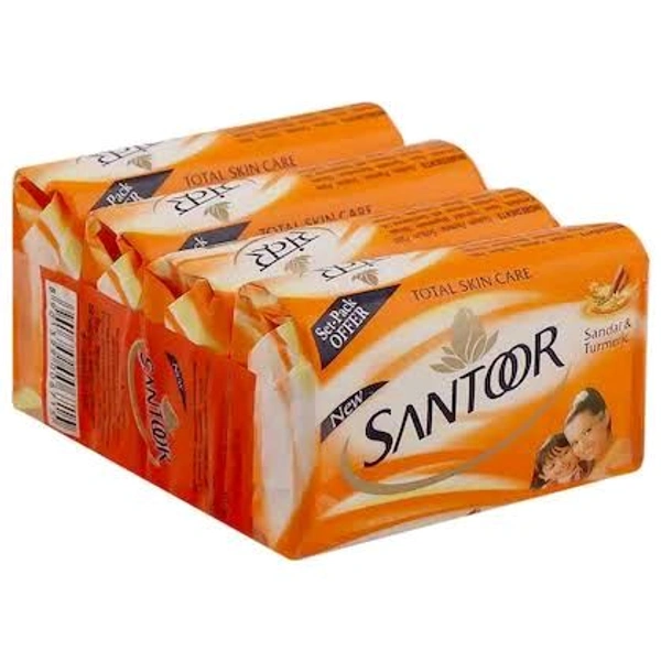 SANTOOR SANDAL SOAP 4P