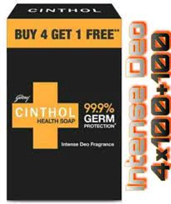 CINTHOL BLACK 4+1 SOAP