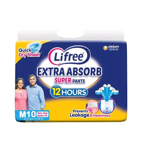 LIFREE ADULT DIAPER M-10