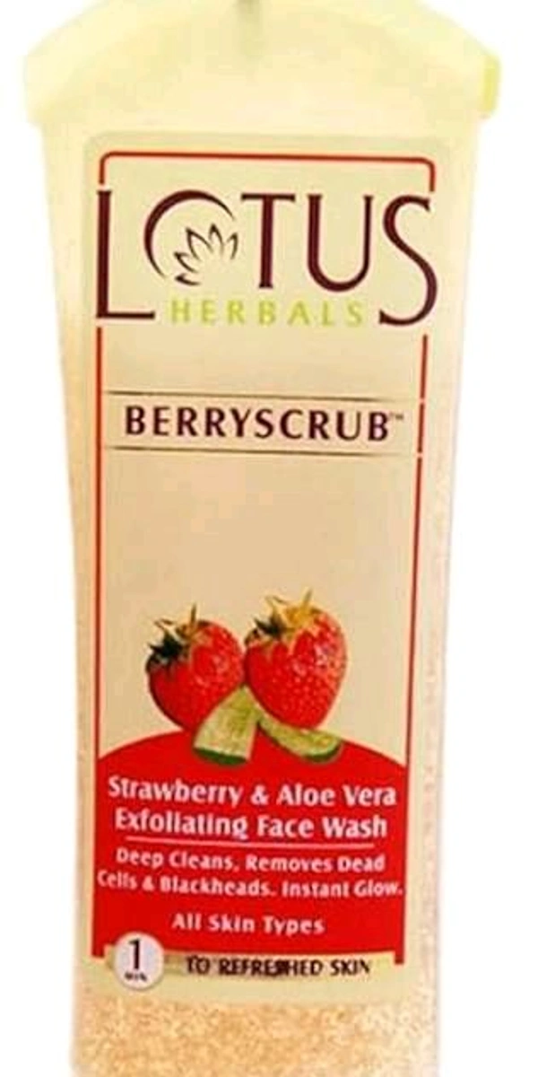 LOTUS STRAWBERRY FACE WASH 