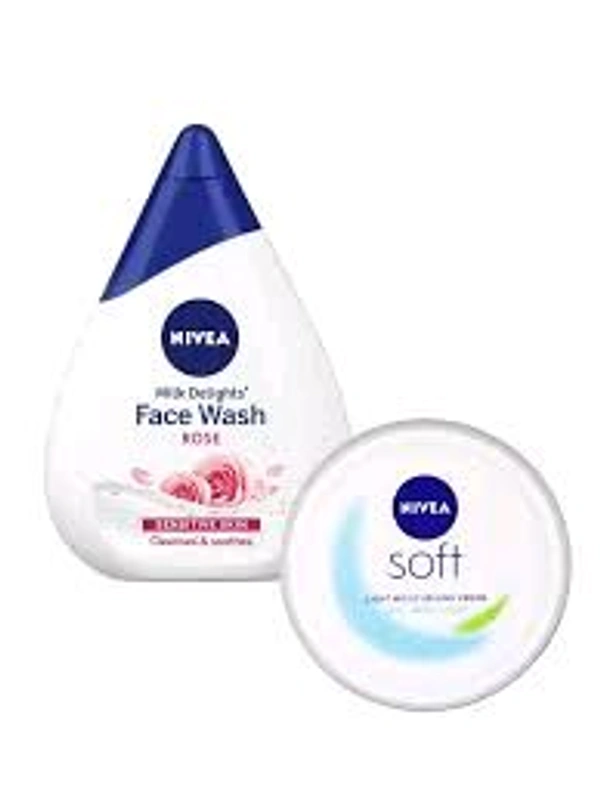 NIVEA ROSE FACE WASH 100ML