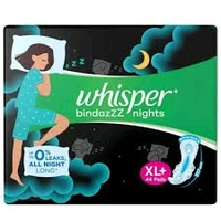 WHISPER BINDAZ NIGHT 44PADS