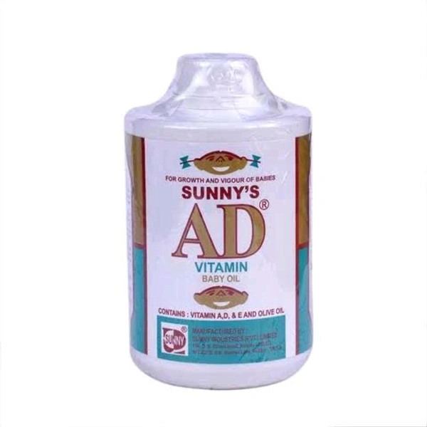 AD VITAMIN BABY OIL 340ML