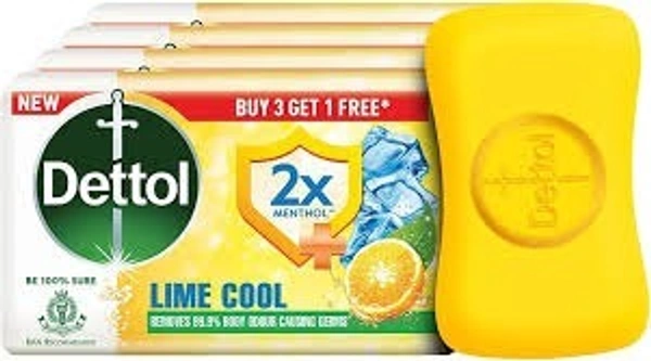 DETTOL LIME COOL 4*60g 99/-