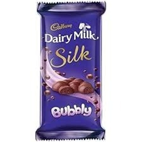 DAIRY MILK SILK BUBBLY 85/-