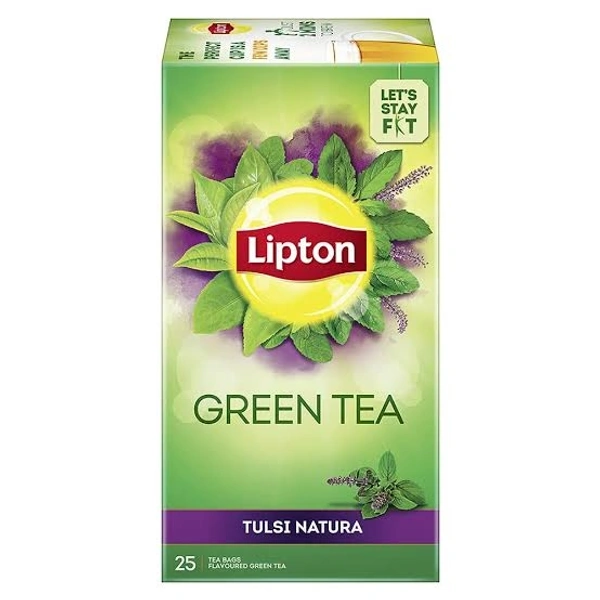 Lipton Green Tea - 25 tea bags, Tulsi Natura
