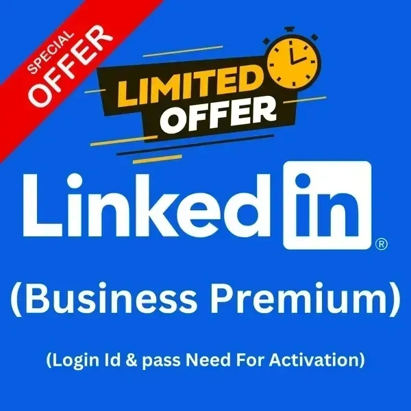 LinkedIn Business Premium- 12 Months [Login Credential Required]
