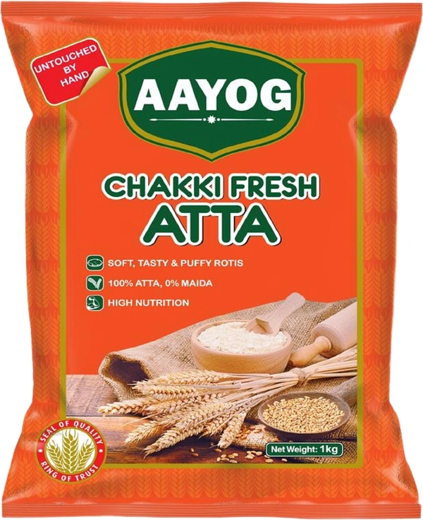 Aayog Chakki Fresh Atta - 5Kg
