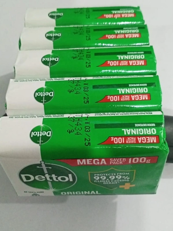 Dettol Bar - 5 Pcs