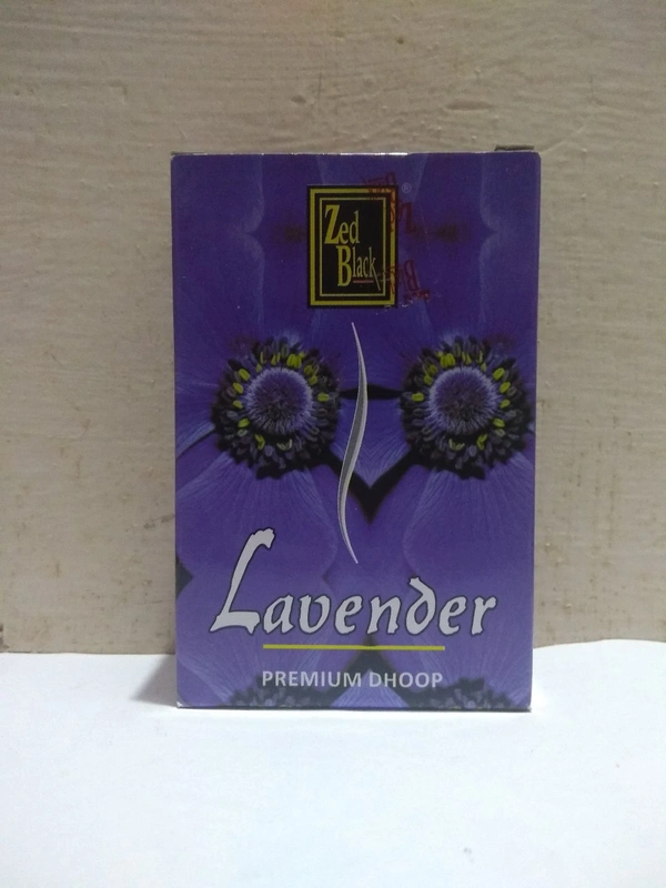 Dhup Zed Black Lavender Kaccha Kathi - 1pac (20 pcs)