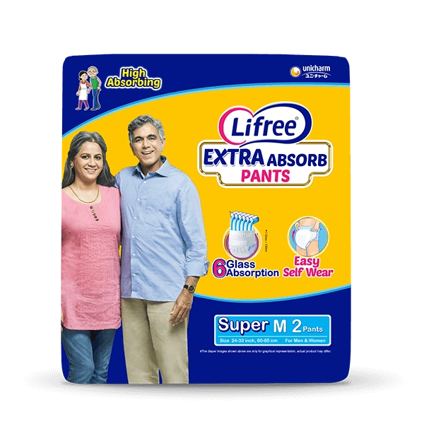 Lifree Extra Absorb Adult Pants - M (60-85cm)