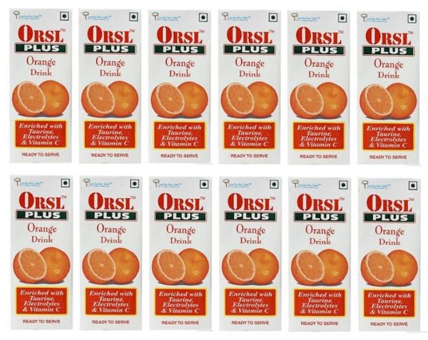 Orsl Plus Orange Drink - 200ml ??27pcs