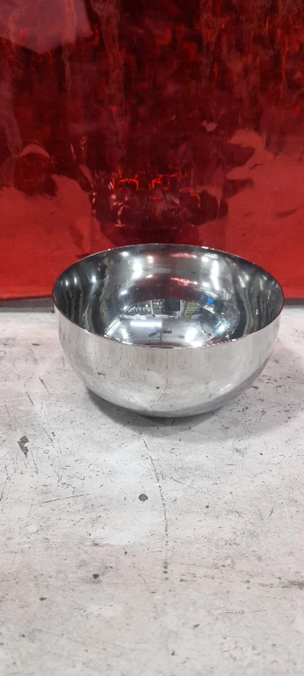 Steel Bowl/ Baati - Diameter 9cm
