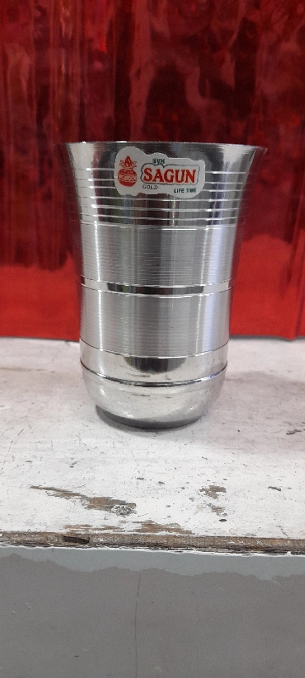 Steel Glass - 11 CM Height ,8 CM diameter