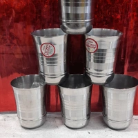 Steel Glass - 8.5CM height,6.5 CM diameter