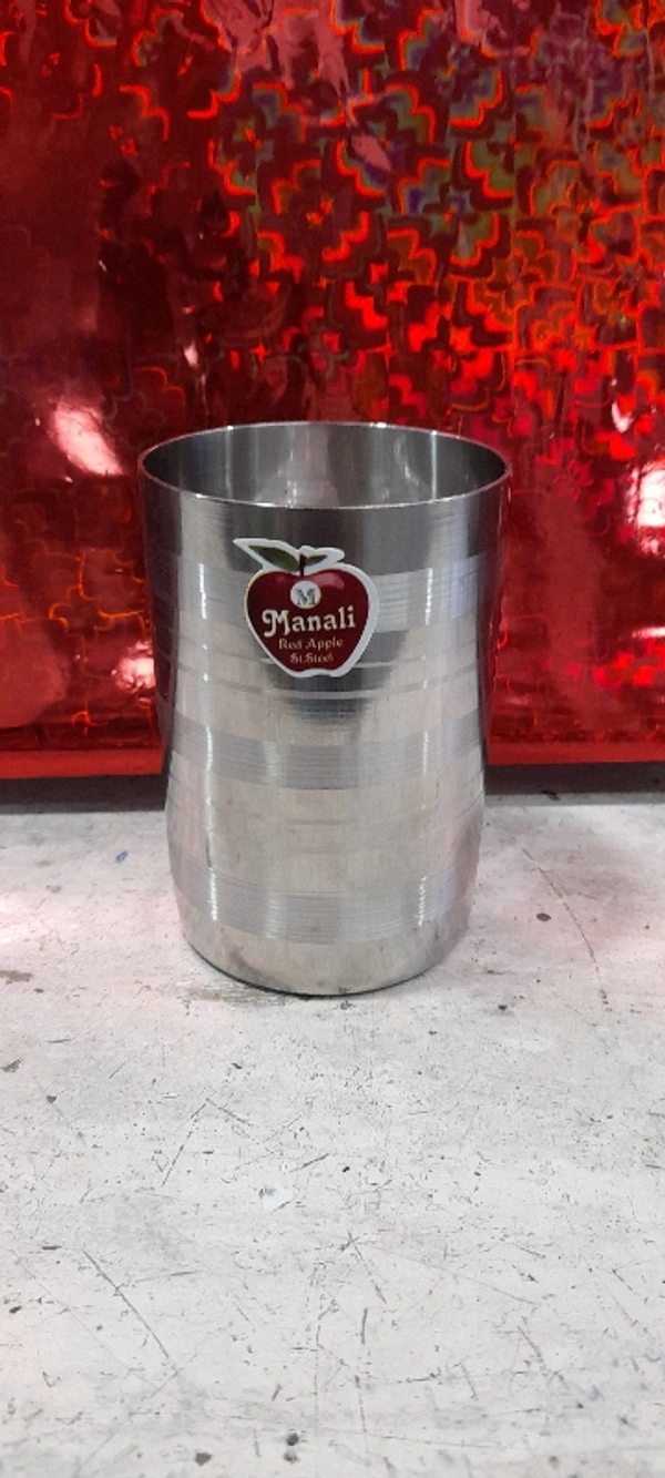 Steel Glass - 9.5 CM Height,Diameter 6.5cm
