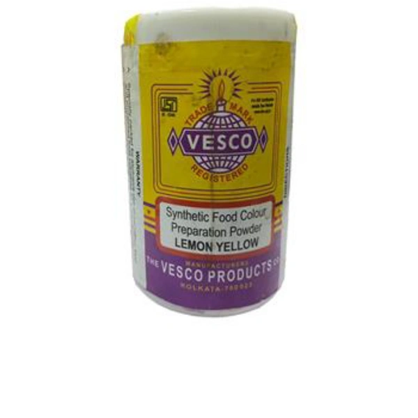 Vesco Food Colour - 100g, Lemon Yellow