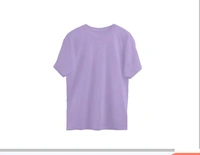 Oversized Printed T-shirt - Heliotrope, M