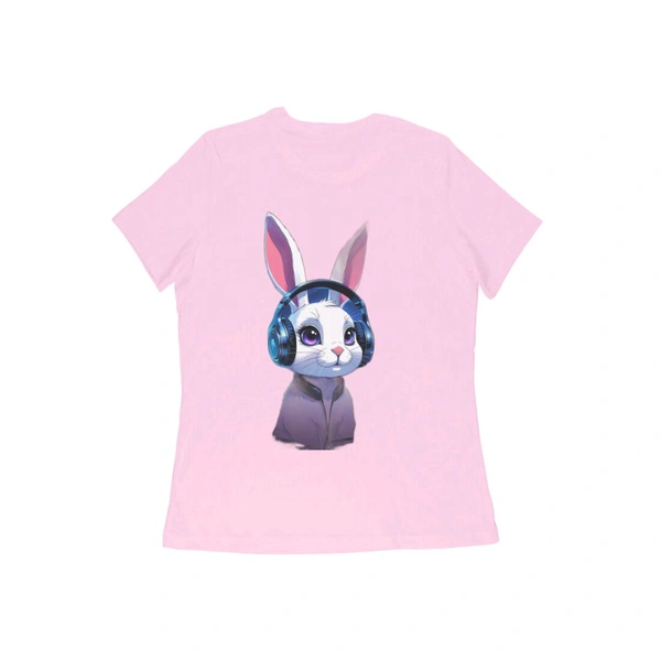 Women's Regular Fit T Shirts - XL, Blush Pink