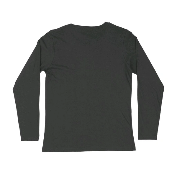 Full Sleeve T-shirts In Black Color - Black, XXL
