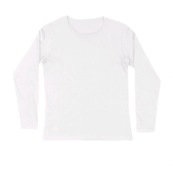 Full Sleeve T-shirts In White Color - White, S