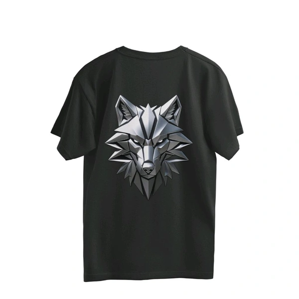 Printed Oversized T Shirts - Black, M
